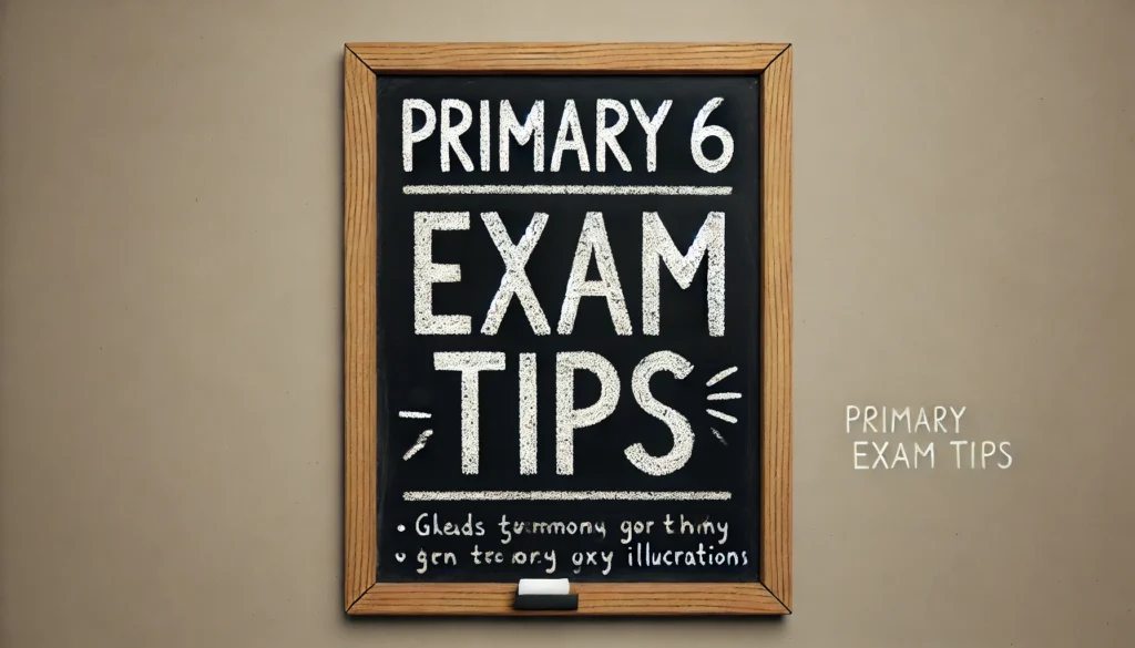 primary 6 exam and test paper study tips